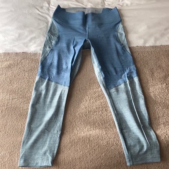 Outdoor Voices light/dark blue Core Tech Sweat Leggings - M - Picture 1 of 4